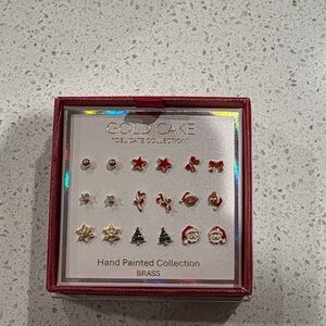 Gold Cake holiday collection  Earrings Set